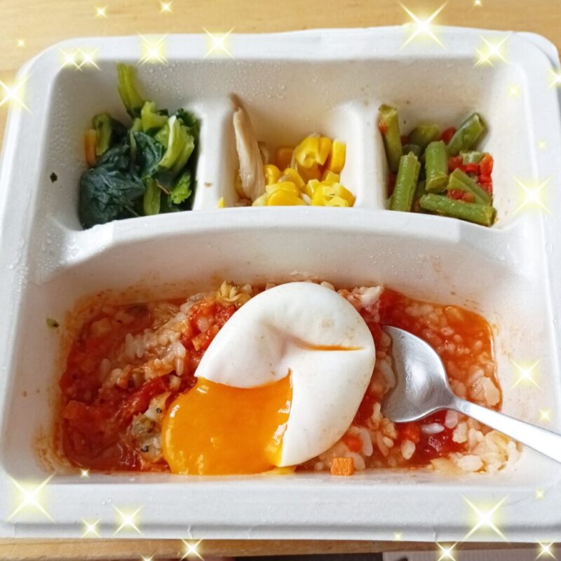 noshの冷凍宅配弁当 半熟卵
