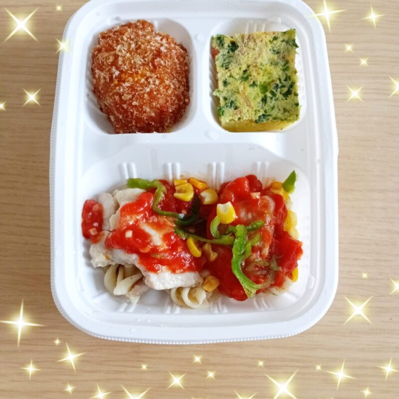 モグモデリ 鶏肉のピザ風